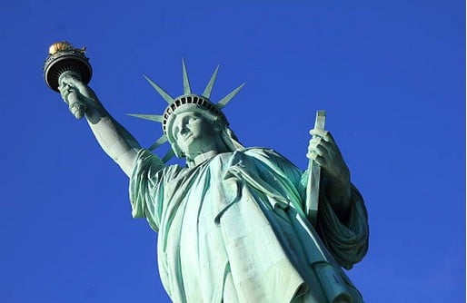 Que représente la statue de la liberté ?