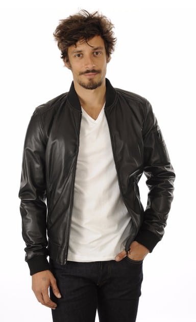 bombers-cuir-homme