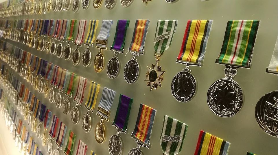 Collection de médailles et décorations militaires