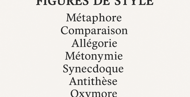 figure de style en litt&eacute;rature